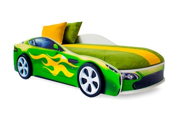 Детская кровать-машина Бондимобиль зеленый в Москве - предосмотр