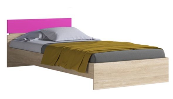 Кровать подростковая Формула, 900 розовый с основанием в Серпухове - изображение