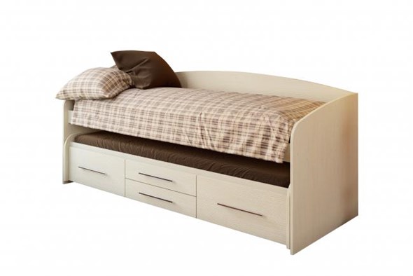 Кровать в детскую Адель - 5, Вудлайн кремовый в Одинцово - изображение