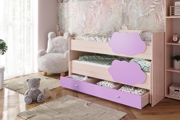 Детская двухъярусная кровать Соник 1.6 с ящиком, Ирис в Подольске - предосмотр