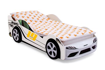 Детская кровать-машина Супра белая в Подольске
