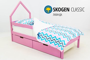 Кровать-домик в детскую мини Skogen лаванда в Одинцово