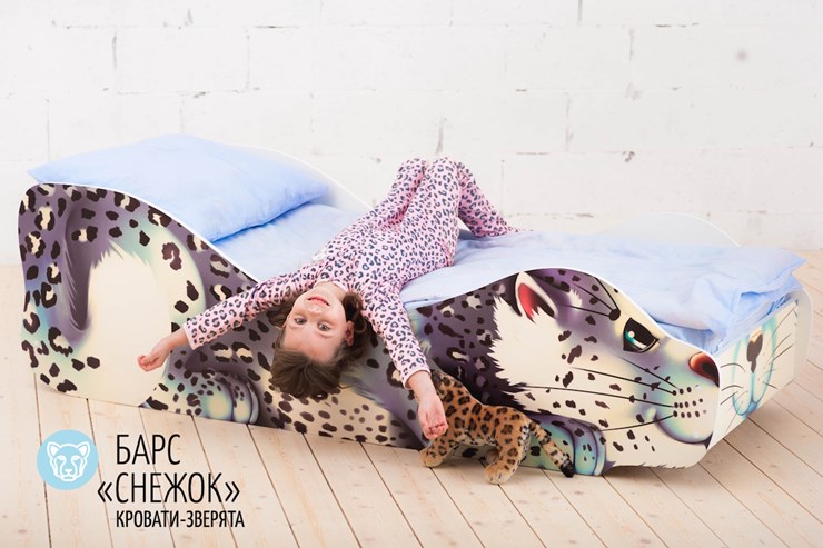 Детская кровать-зверенок Барс-Снежок в Москве - изображение 3
