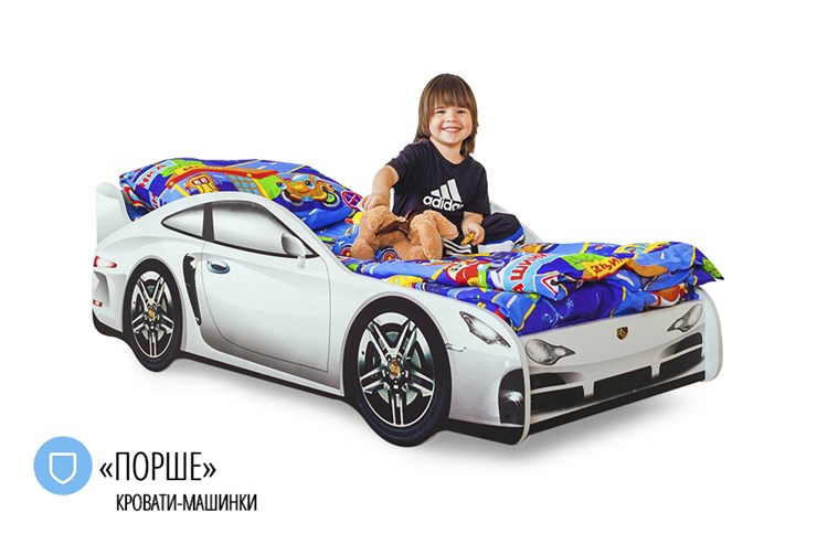 Детская кровать-машина Porsche в Москве - изображение 1