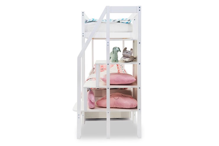 Двухъярусная детская кровать Svogen белый в Одинцово - изображение 7