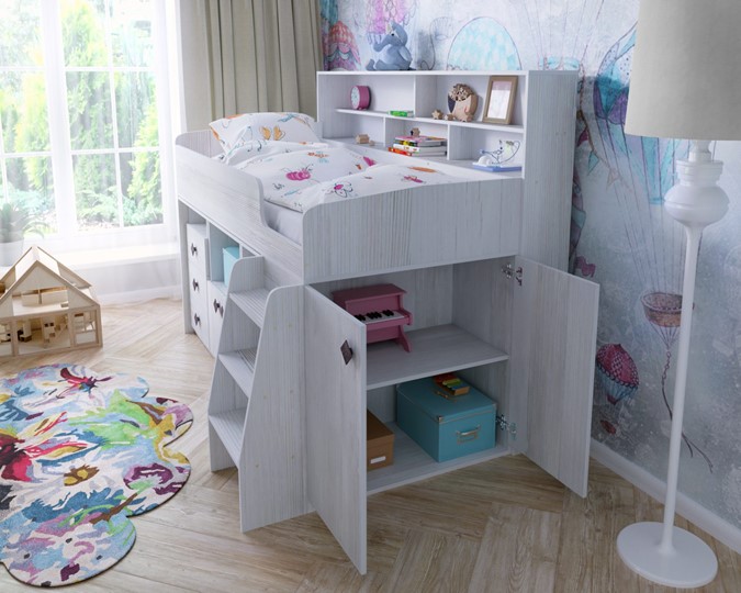 Кровать-чердак Малыш-5, цвет Винтерберг в Химках - изображение 6