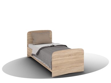 Детская кровать ВЕГА Кровать Кр-08 900 с плоским основанием (Сонома) в Химках