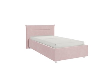 Кровать детская 0.9 Альба, нежно-розовый (велюр) в Подольске