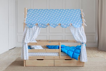 Детская кровать Домик с ящиками, без покраски в Химках