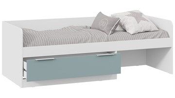 Кровать в детскую Марли Тип 1 (Белый/Серо-голубой) в Одинцово - предосмотр 1