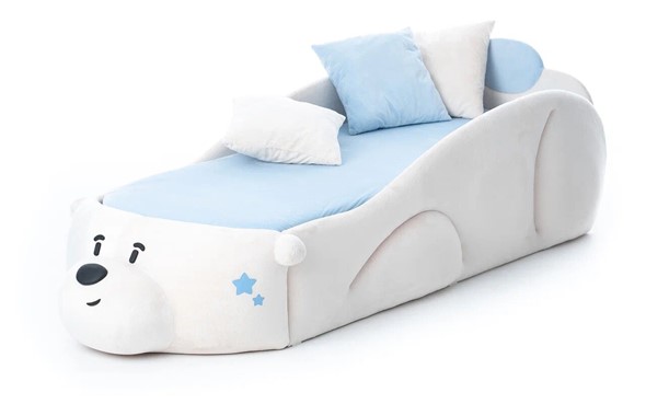 Кровать-игрушка Мишка Pasha, белый в Подольске - изображение