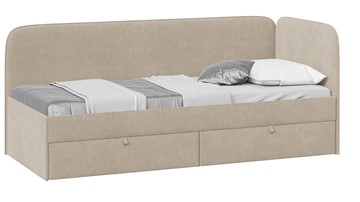 Подростковая кровать Молли тип 1 (80), Микровелюр Scandi Cream 03 в Подольске