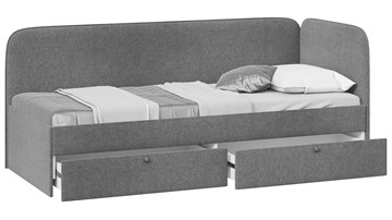 Кровать в детскую Молли тип 1 (90), Микровелюр Scandi Graphite 22 в Одинцово - предосмотр 1