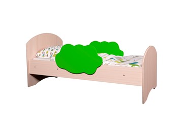 Детская кровать Тучка, корпус Дуб млечный, фасад Лайм в Одинцово