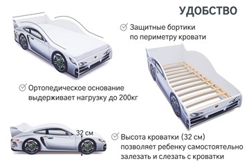 Детская кровать-машина Porsche в Москве - предосмотр 6