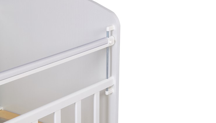 Кроватка детская Фея 750 Бегемотик Белый в Одинцово - изображение 8