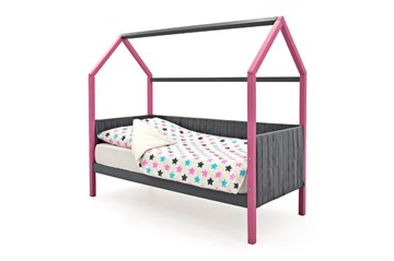Детская кровать-домик «Svogen лаванда-графит» мягкая в Одинцово