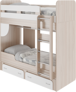 Детская двухэтажная кровать Остин М25 в Химках