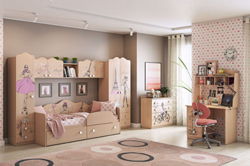 Детская комната для девочки Амели в Подольске