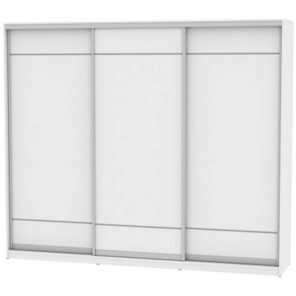 Шкаф 3-створчатый Белла  (B-230х270х60-1) (792) (Двери  D7+D7+D7), без зеркала, Белый в Москве