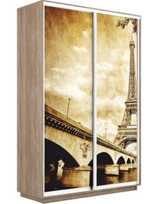 Шкаф 2-дверный Экспресс 1200x450x2400, Париж/дуб сонома в Химках