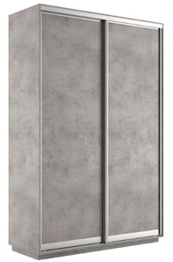Шкаф 2-дверный Экспресс (ДСП) 1600х450х2200, бетон в Москве - предосмотр