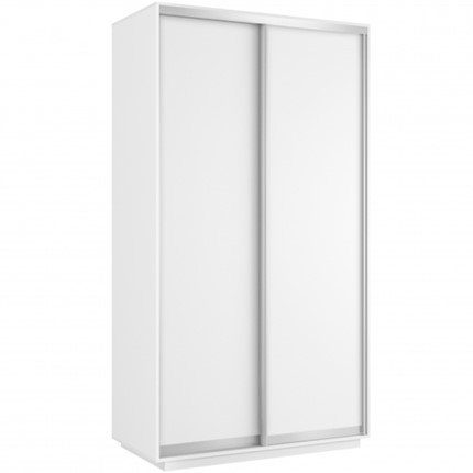 Шкаф 2-дверный Хит (ДСП), 1200x600x2200, белый снег в Одинцово - изображение