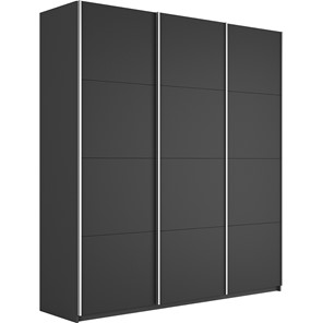 Шкаф 3-х дверный Широкий Прайм (3 ДСП) 2400x570x2300, Серый диамант в Подольске