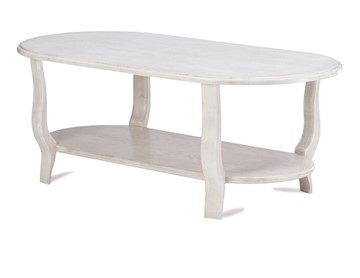 Овальный столик двухярусный ЖС-000, 120х70, (стандартная покраска) в Химках