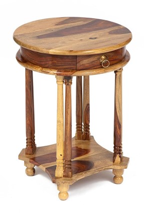 Кофейный стол Бомбей - 1149  палисандр, 45*45*60, натуральный (natural) арт.10049 в Одинцово - изображение