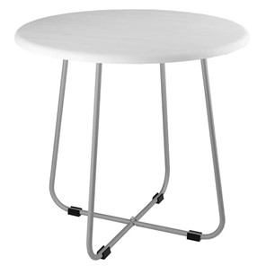 Круглый стол BeautyStyle-14 (белый/металик) в Подольске