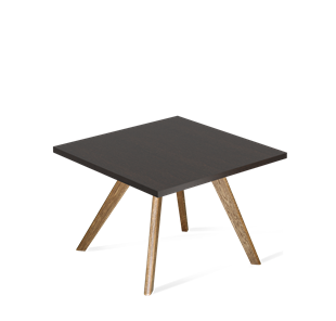 Журнальный стол SHT-S39 / SHT-TT 60/60 ЛДСП (венге луизиана/брашированный коричневый) в Подольске