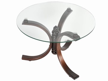 Стеклянный столик Лорд (темно-коричневый) в Москве