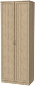 Шкаф 2-х створчатый 100 со штангой, цвет Дуб Сонома в Химках