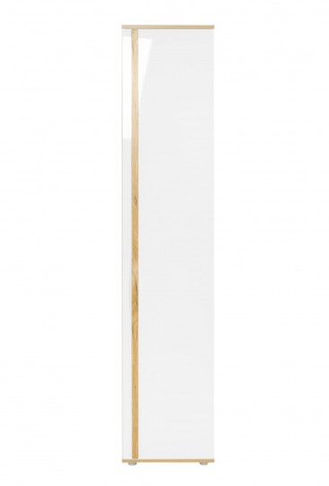 Шкаф однодверный Марта-2 ЛД 136.010, Дуб золотой/Белый глянец в Одинцово - изображение 1