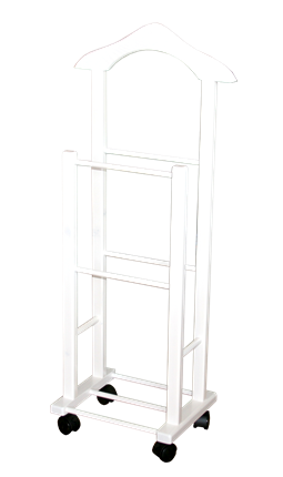 Вешалка для одежды напольная 46х30х109ю,Полиуретан белый в Одинцово - изображение