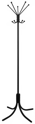 Вешалка для одежды КР-10Л, цвет черный в Одинцово - изображение