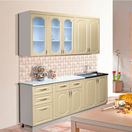 Гарнитур кухонный Классика 2000, цвет Дуб беленый в Москве - изображение