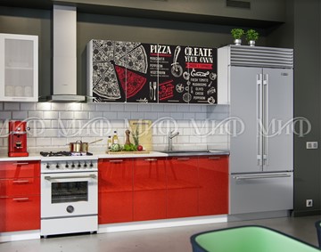 Кухонный гарнитур фотопечать Пицца 1,8 в Москве