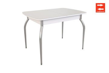 Кухонный раздвижной стол Танго, белый/белый в Химках