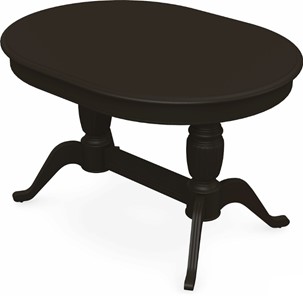 Обеденный раздвижной стол Леонардо-2 исп. Овал, тон 11 (Морилка/Эмаль) в Подольске