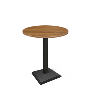 Барный стол SHT-TU5-BS2/H110 / SHT-TT 80 ЛДСП (орех/черный) в Подольске