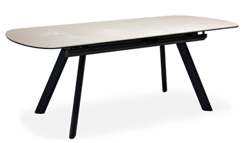 Обеденный раздвижной стол Шамони 3CQ 180х95 (Oxide Avorio/Графит) в Серпухове - предосмотр 1