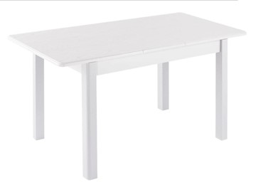 Кухонный раскладной стол Айсберг-01 МДФ, белый МДФ/40 массив прямые белые в Подольске