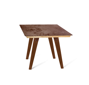 Керамический обеденный стол SHT-TU16 (4 шт.)/ТT8 60/60 (темный орех/прозрачный лак/коричневая сепия) в Подольске