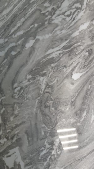 Обеденный стол DikLine KS220 керамика Monsoon (серый глянец JA688) / опоры черные в Москве - изображение 2