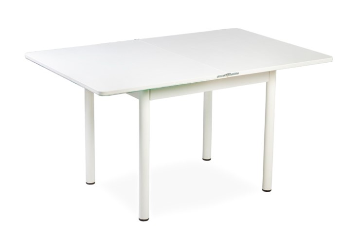 Кухонный стол СПА-07 СТФ, белый/фотопечать лазурит/опоры прямые белый в Одинцово - изображение 1