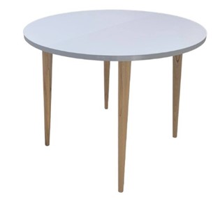 Кухонный стол круглый Серый камень 90*90 см ЛДСП в Серпухове