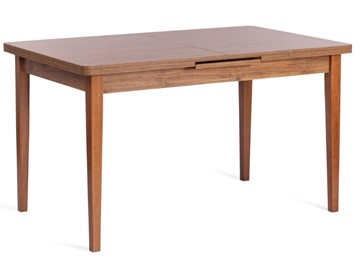 Кухонный раздвижной стол AISHA (mod. 1151) ЛДСП+меламин/дерево граб, 130+35х80х75, walnut (орех) в Химках