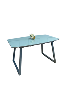 Кухонный раздвижной стол AZ1400 (серый/стекло серое глянец) в Одинцово